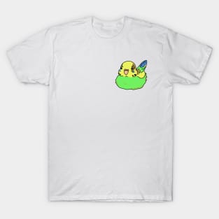 Fat budgie - green T-Shirt